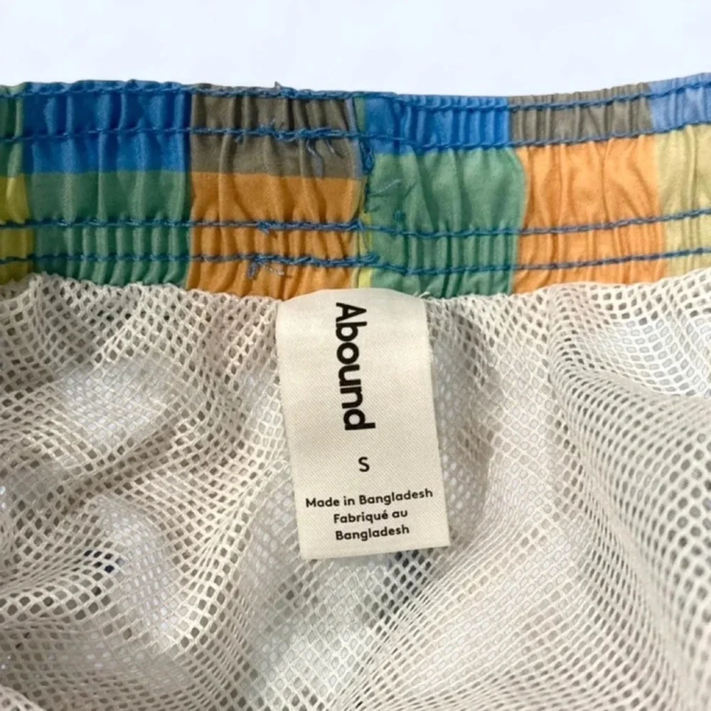 Abound Checkered Swim Shorts Trunks - Size Small - NWOT